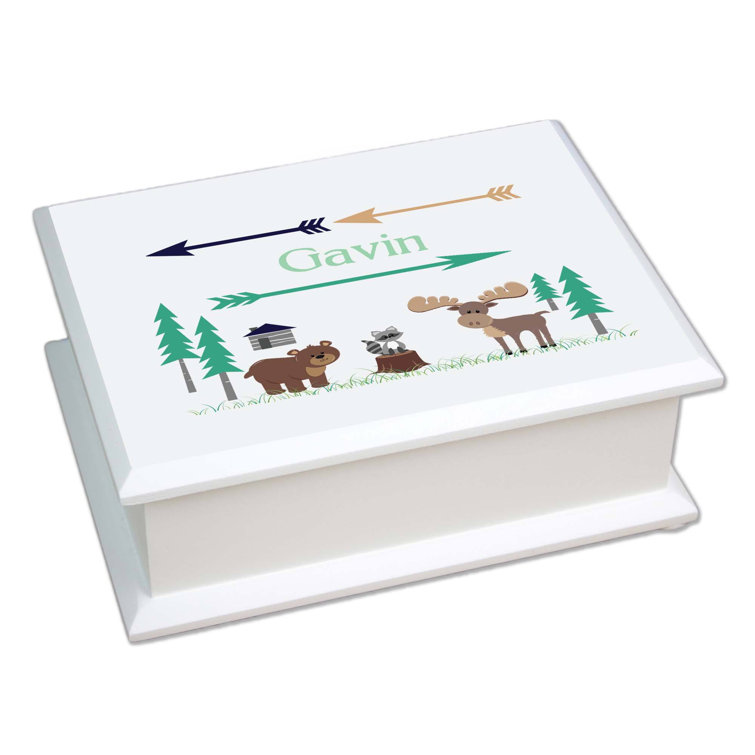 Redwood Rover North Woodland Lift Top Jewelry Box Wayfair